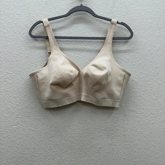 Cacique Other - Cacique Unlined Full Coverage No Wire Adjustable Strap Bra Womens size 42DD